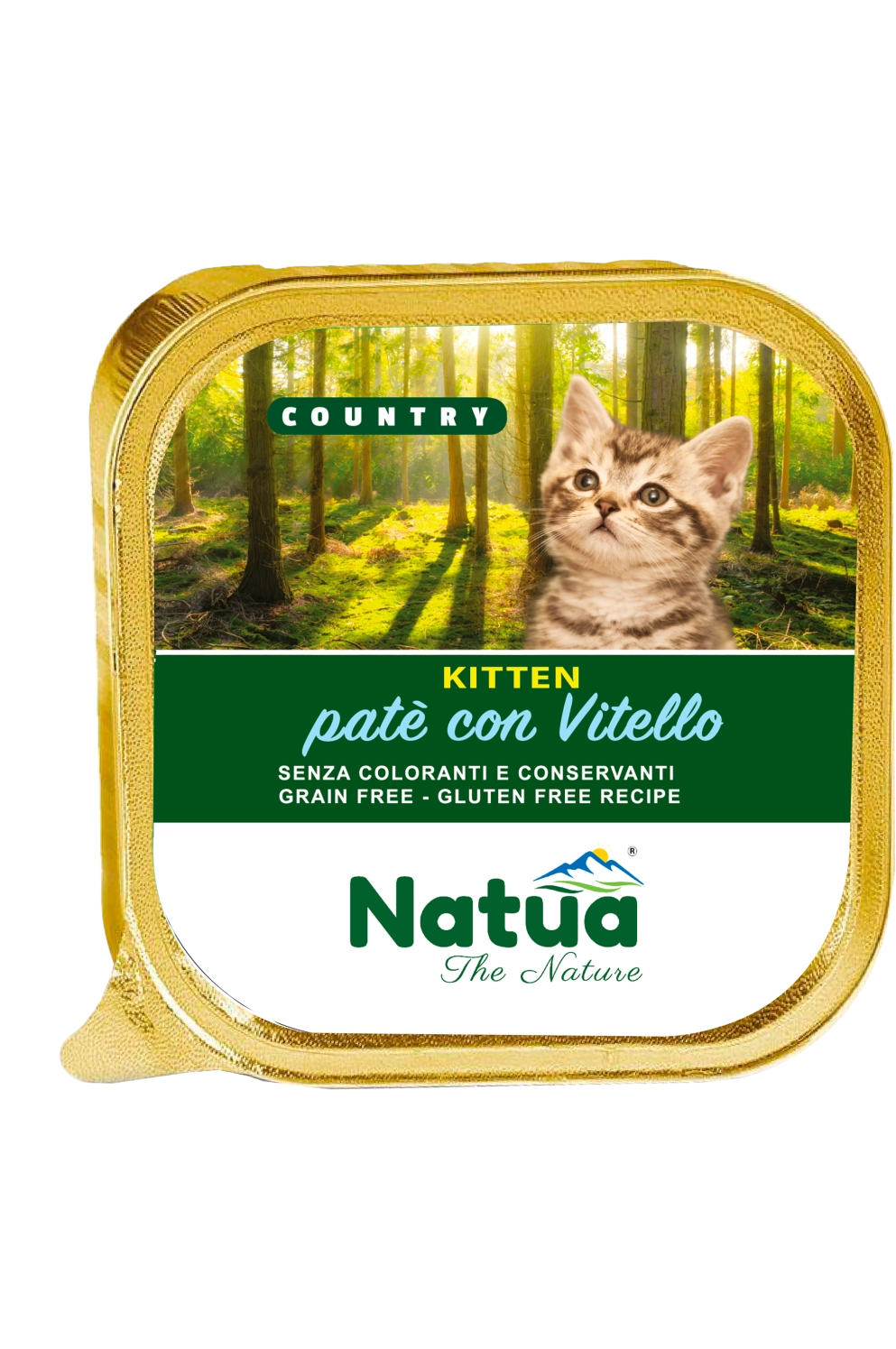 Natua Country Kitten Paté Vitello 100 g Natua Country Kitten Paté Vitello 100 g
